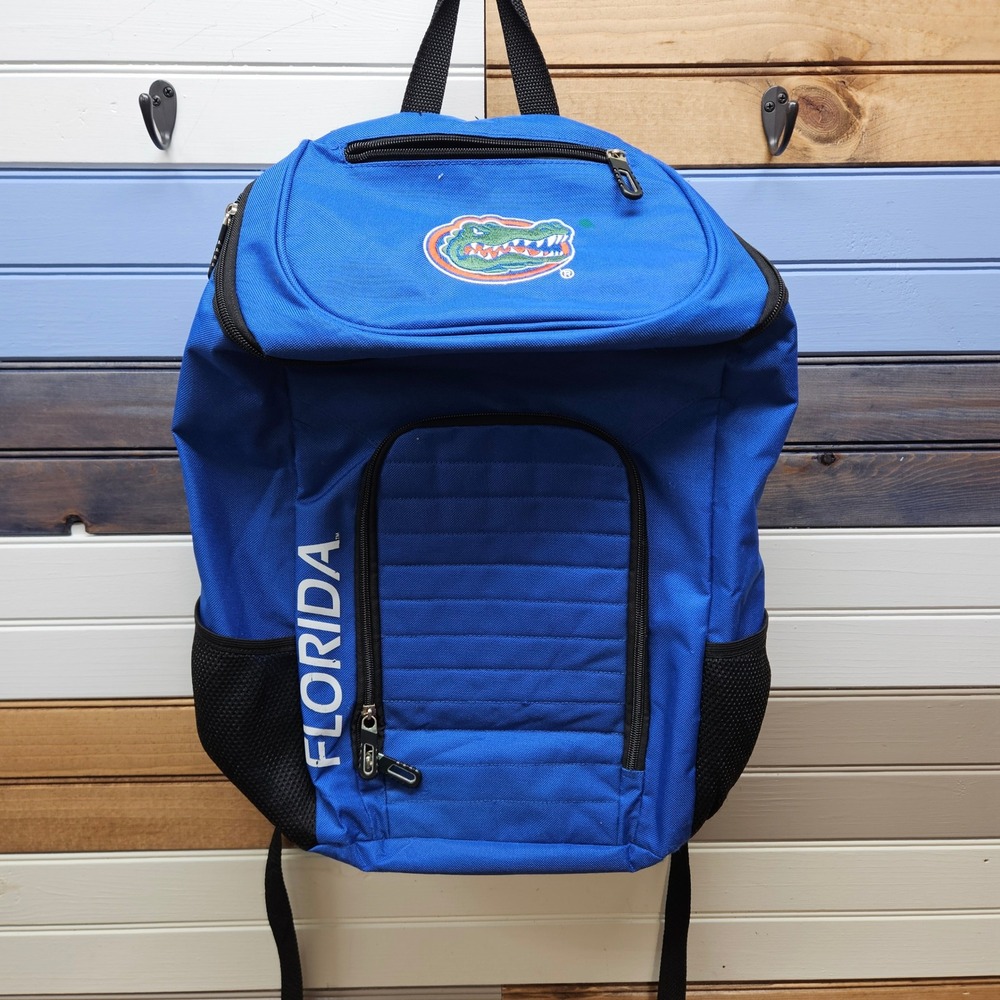 Florida Gators Backpack Blue NCAA College Sports School Bag Padded Straps